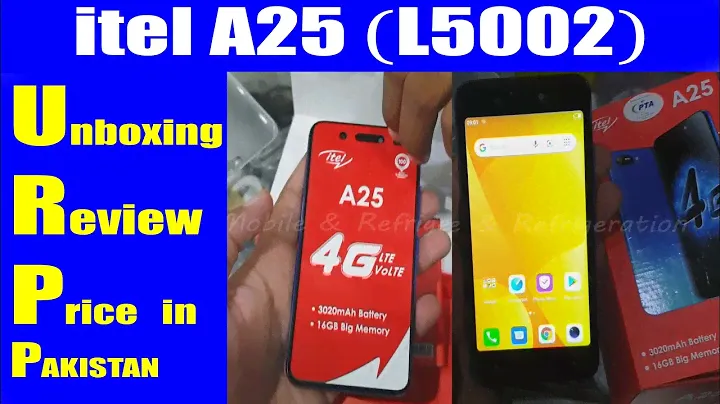itel A25 (L5002) Unboxing and Review Price in Pakistan