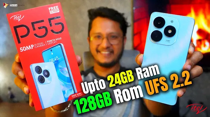 itel P55 Smartphone with Upto 24GB Ram, 128GB Rom with UFS 2.2, 90Hz Display, 5000mAh with 18W Fast
