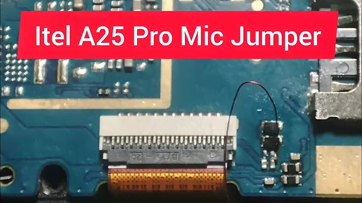 Itel A25 Pro, L5002P MIC Jumper Solution