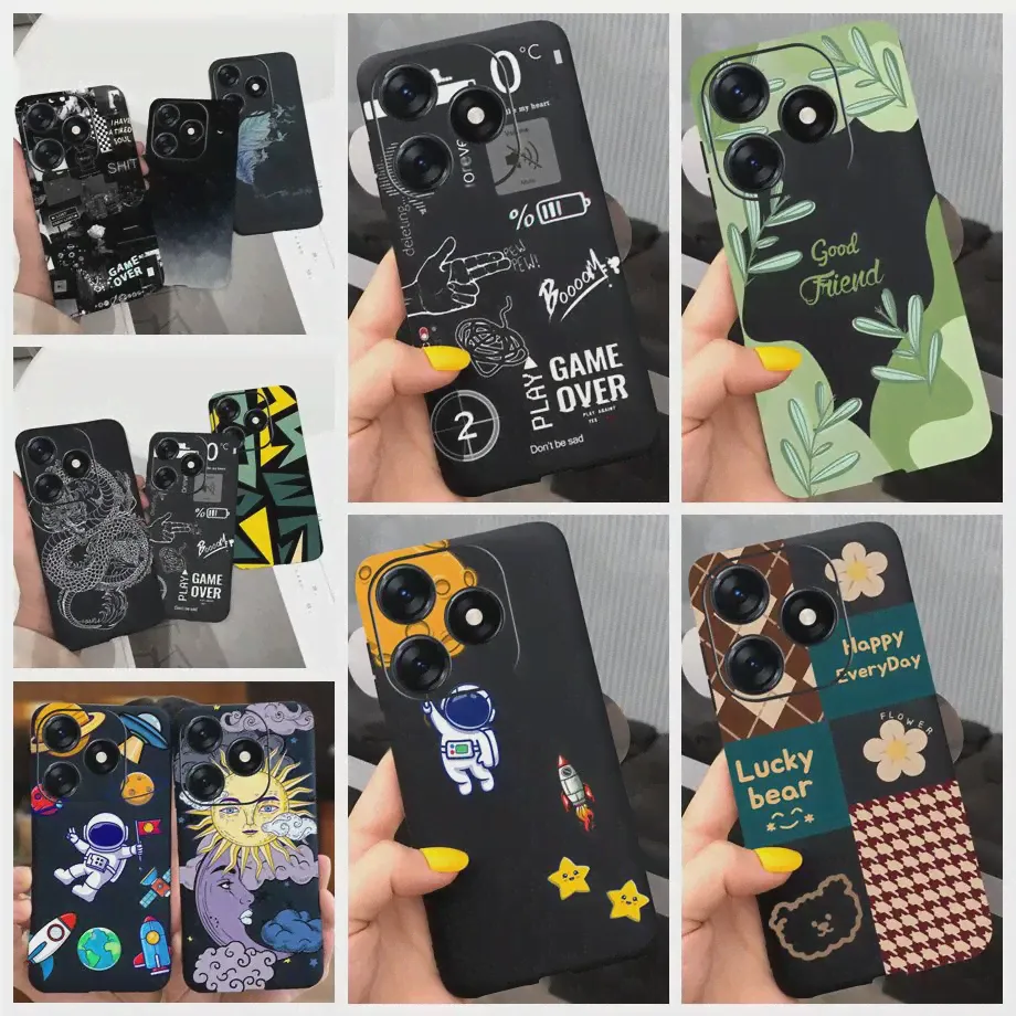 Черный Cool Pattern Capas Для ITEL A70 Case Тонкая мягкая силиконовая роскошная задняя крышка для ITELA70 A 70 Coque Etui